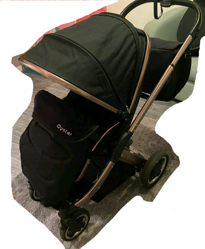 oyster 2 rose gold and black